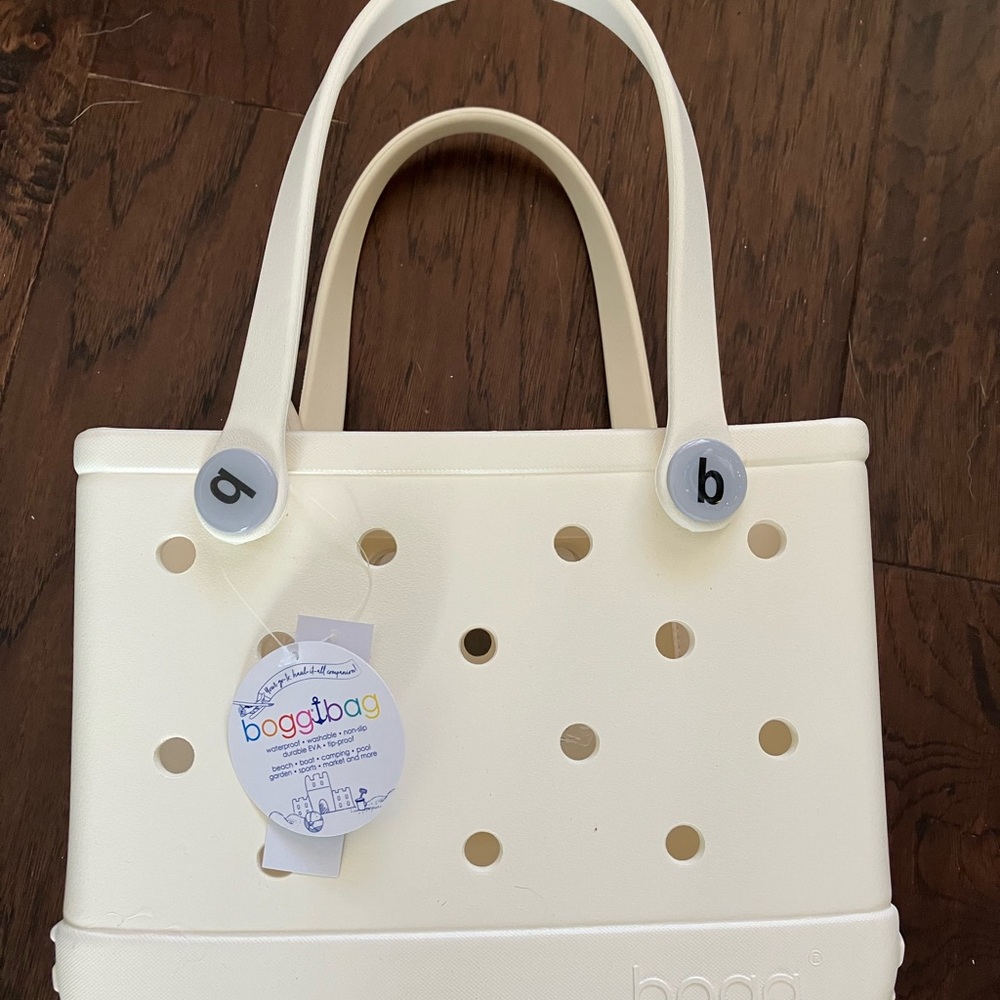 Bogg Bag White Tote
